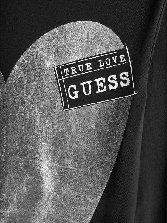Guess Guess Μπλουζάκι J4BI16 J1314 Μαύρο Regular Fit