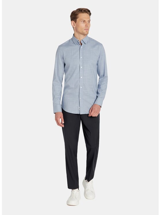 Pako Lorente Pako Lorente Koszula P25WF-1X-020 Granatowy Slim Fit