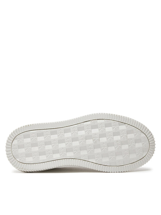Calvin Klein Jeans Calvin Klein Jeans Sneakersy Chunky Cupsole Laceup Mon Lth Wn YW0YW00823 Bílá