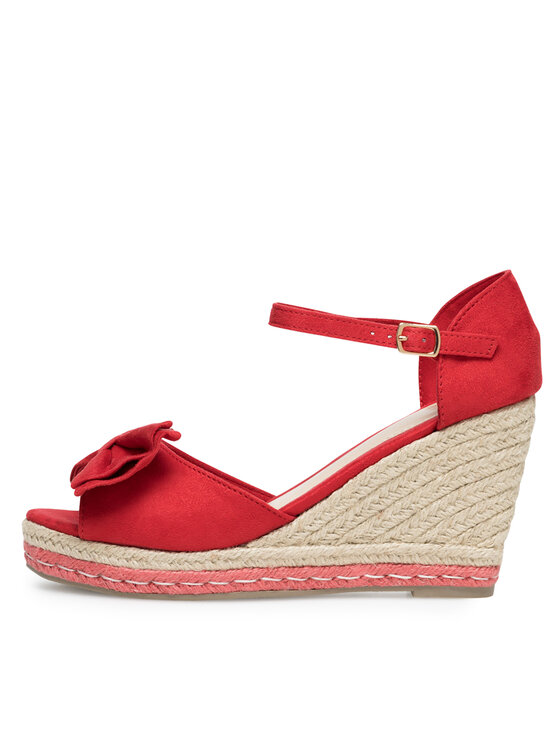 DeeZee DeeZee Espadryle WYL2710-02 Czerwony