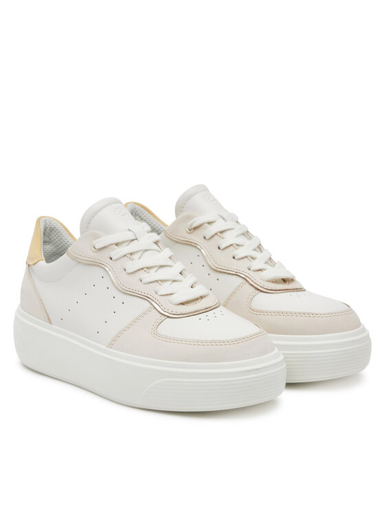 ECCO ECCO Sneakersy Street Platform W 21961361220 Bílá