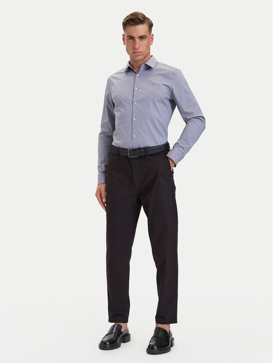 Calvin Klein Calvin Klein Srajca LV04LB145G Svetlo vijolična Slim Fit