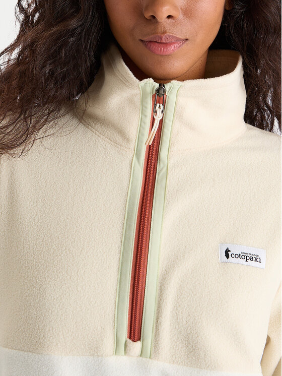 Cotopaxi Cotopaxi Fleecová mikina Amado S22471W231 Écru Regular Fit