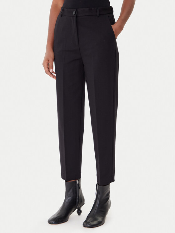ViCOLO ViCOLO Pantaloni din material TF0229 Negru Regular Fit
