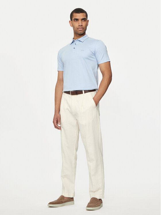 BOSS Boss Polo majica Palosh 30 50471335 Svetlo modra Slim Fit