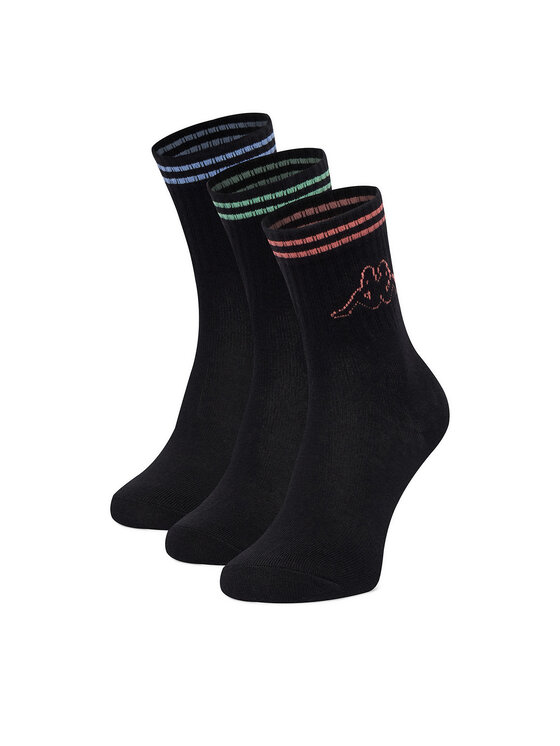 Kappa Șosete lungi CEO_KR_KAPPA_DZ006_W_AW25 Negru