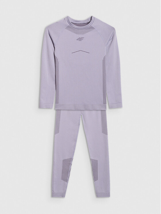 4F 4F Komplet bielizny termoaktywnej SKI UNDERWEAR Fioletowy