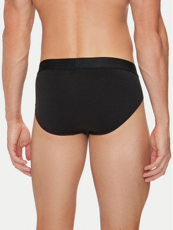 Calvin Klein Underwear Calvin Klein Underwear Set od 3 para muških slip gaća 000NB3650A Crna