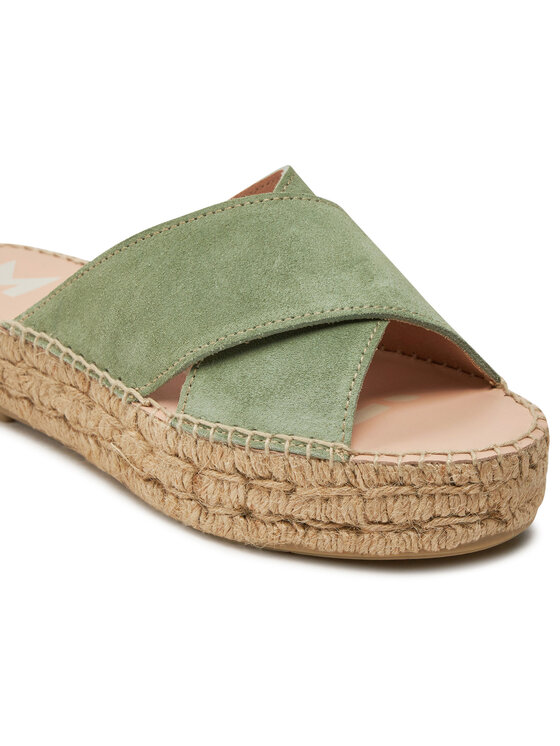 Manebi Manebi Espadrile Hamptons Double Sole X Bands Sandals R 6.6 DX Verde