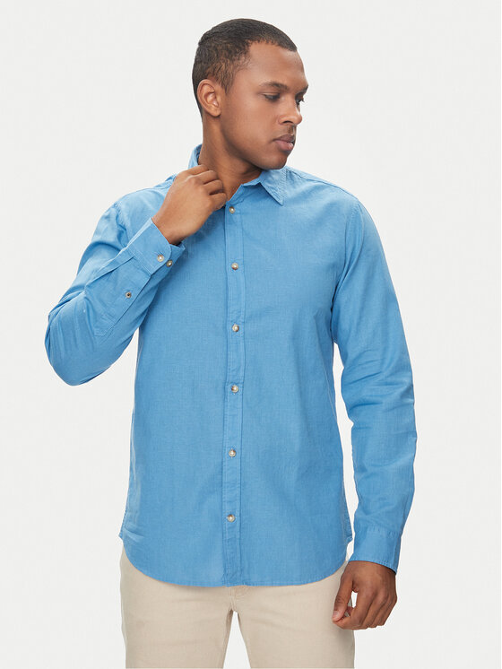 Jack&Jones Jack&Jones Cămașă Summer 12248384 Albastru Comfort Fit