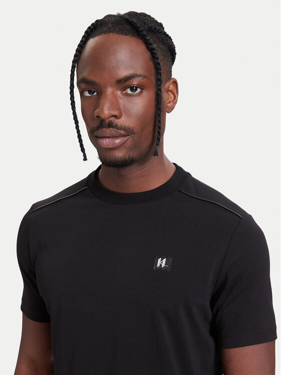 KARL LAGERFELD KARL LAGERFELD T-Shirt 755044 564235 Czarny Regular Fit