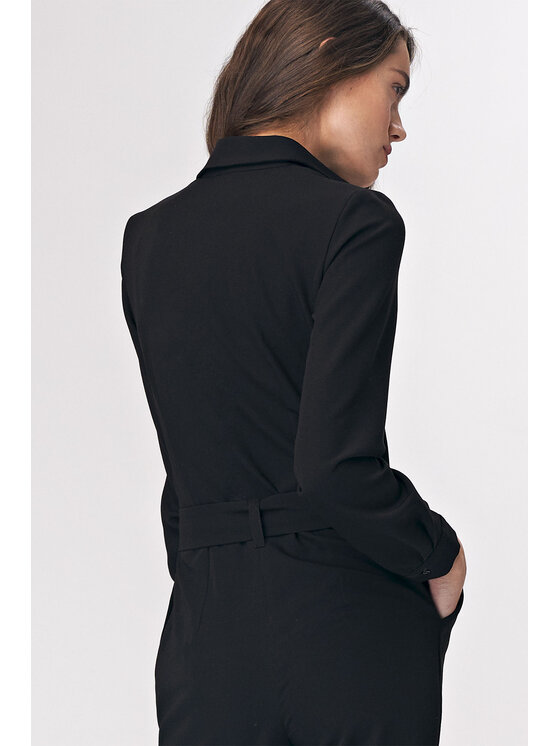 NIFE NIFE Overal KM13 Čierna Feminine Fit