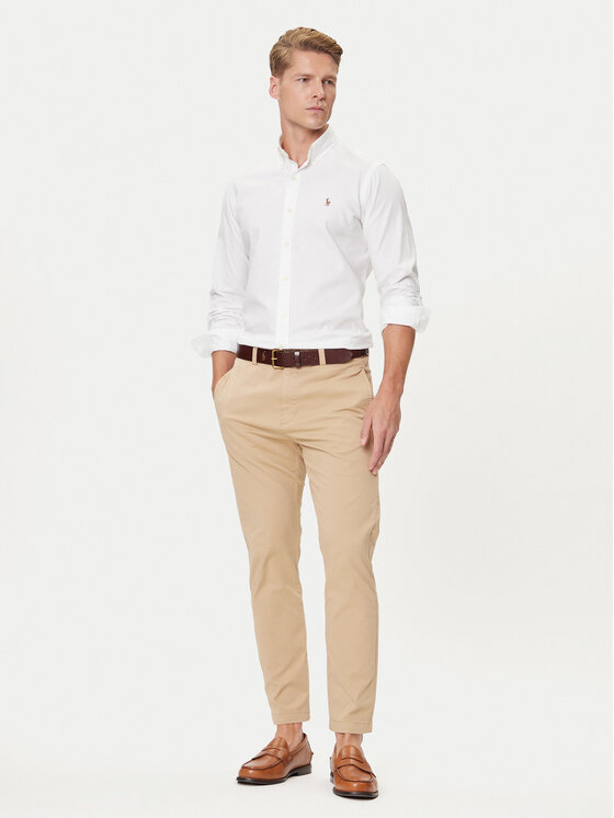 Polo Ralph Lauren Polo Ralph Lauren Πουκάμισο 710P06688002 Λευκό Custom Fit