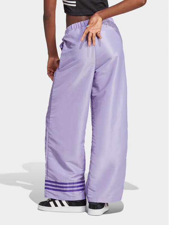 adidas adidas Donji dio trenerke Wide Leg Tracksuit Bottoms IC5443 Ljubičasta