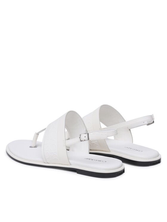 Calvin Klein Calvin Klein Basutės Almond Tp Sandal HW0HW01536 Écru