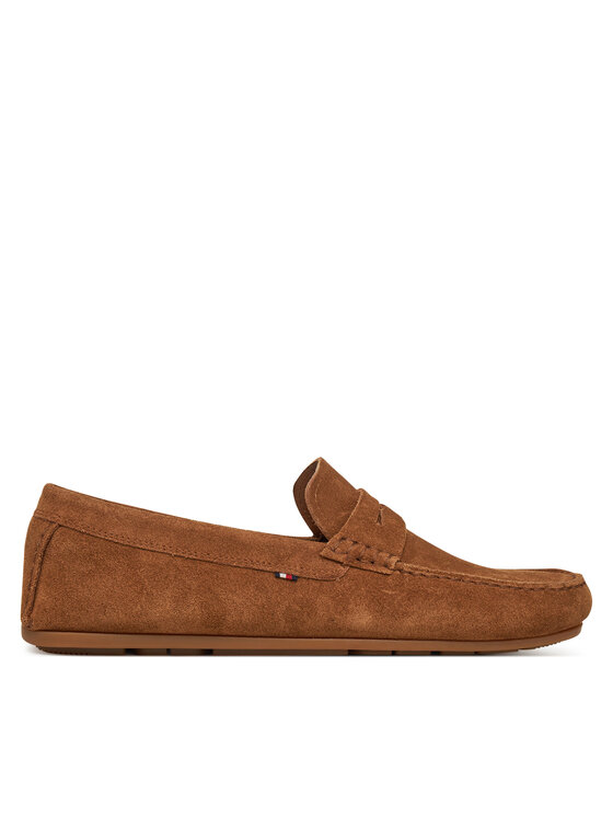 Tommy Hilfiger Tommy Hilfiger Mocasini Casual Hilfiger Suede Driver FM0FM04998 Maro