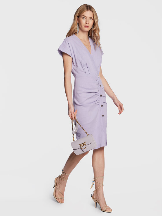 PINKO Pinko Sukienka codzienna Agitato 100532 A0IM Fioletowy Regular Fit