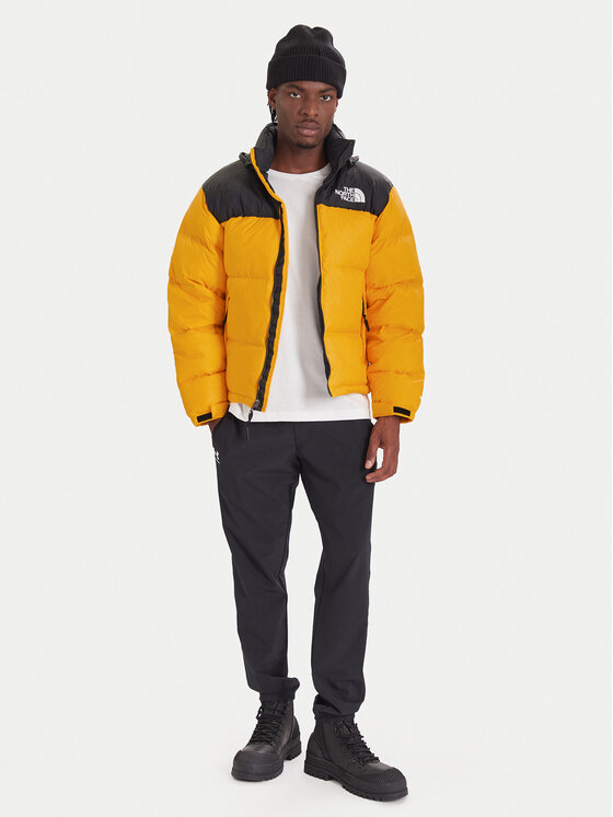The North Face The North Face Пухено яке 1996 Retro Nuptse NF0A3C8D Жълт Loose Fit