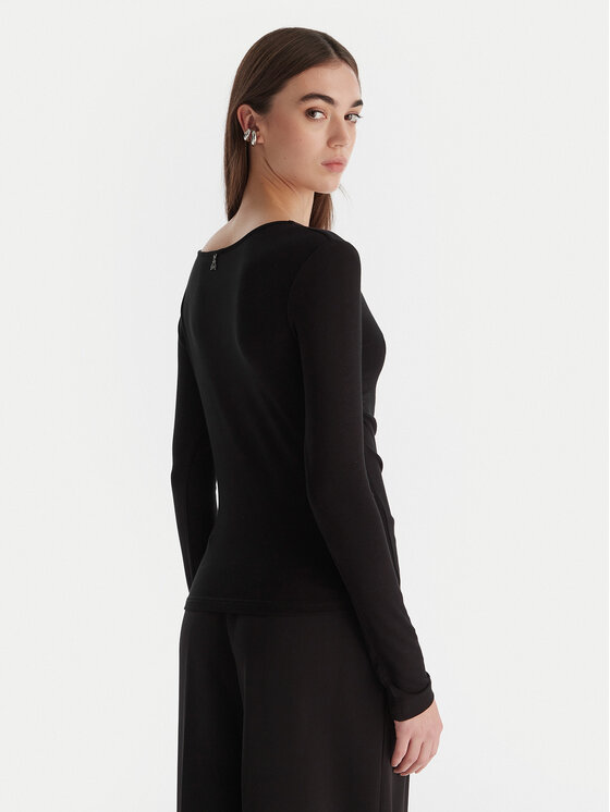 Patrizia Pepe Patrizia Pepe Bluza 2M4479/J337-K103 Črna Regular Fit