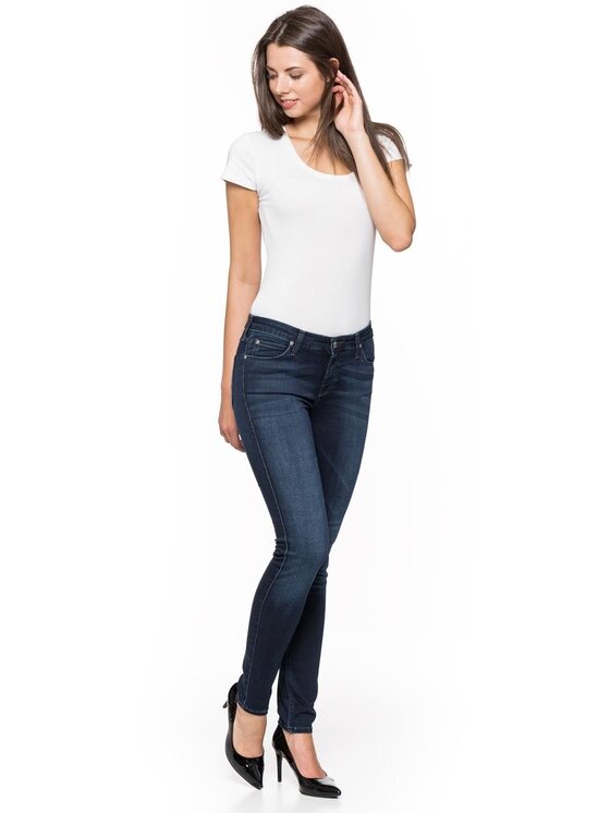 Lee Lee Jeansy SCARLETT Niebieski Skinny Fit