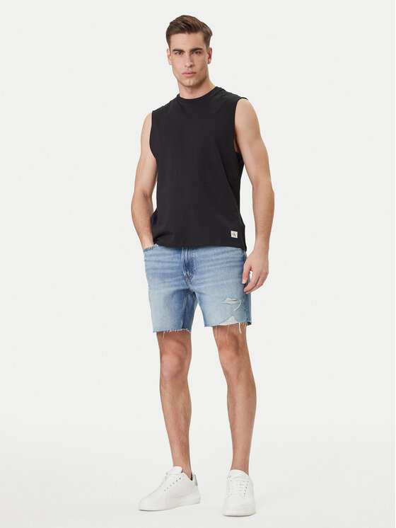Calvin Klein Jeans Calvin Klein Jeans Τζιν σορτσάκια LV04RF790G Μπλε Slim Fit
