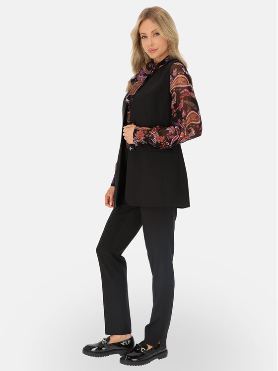 L’AF L’AF Kamizelka Ida Czarny Regular Fit