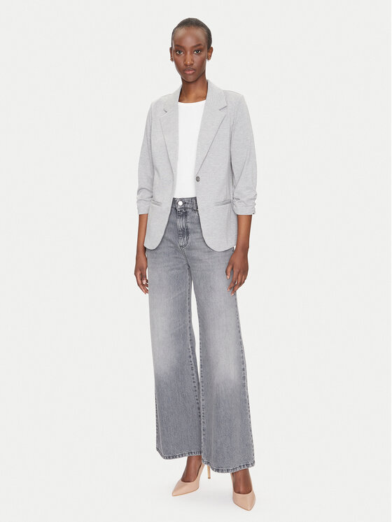 Fransa Fransa Marynarka 20604689 Szary Regular Fit