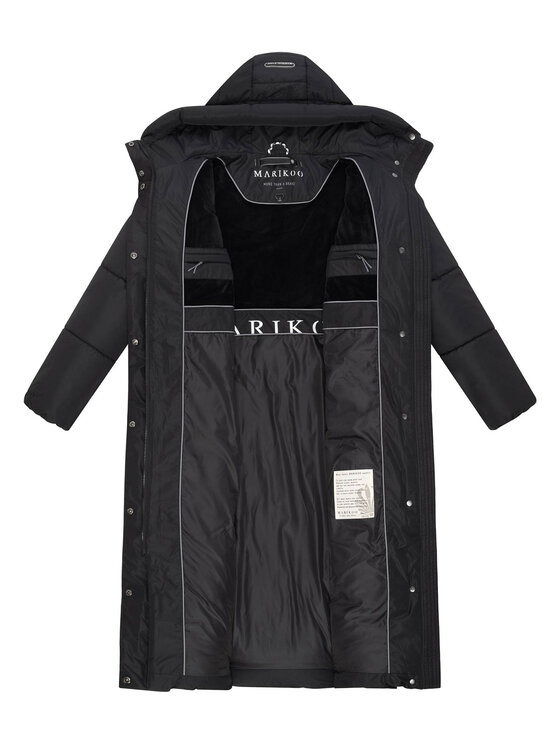 Marikoo Marikoo Kurtka zimowa Ranjaa Czarny Regular Fit