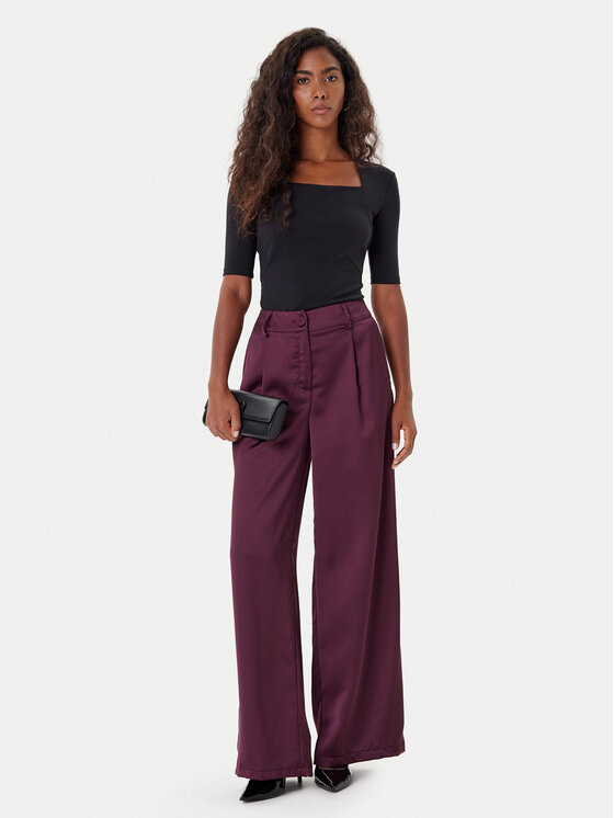 Rinascimento Rinascimento Palazzo bikses CFC0124993003 Bordo Wide Leg