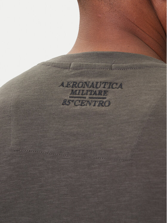 Aeronautica Militare Aeronautica Militare Majica dugih rukava 252TS2485UJ00708 Siva Regular Fit
