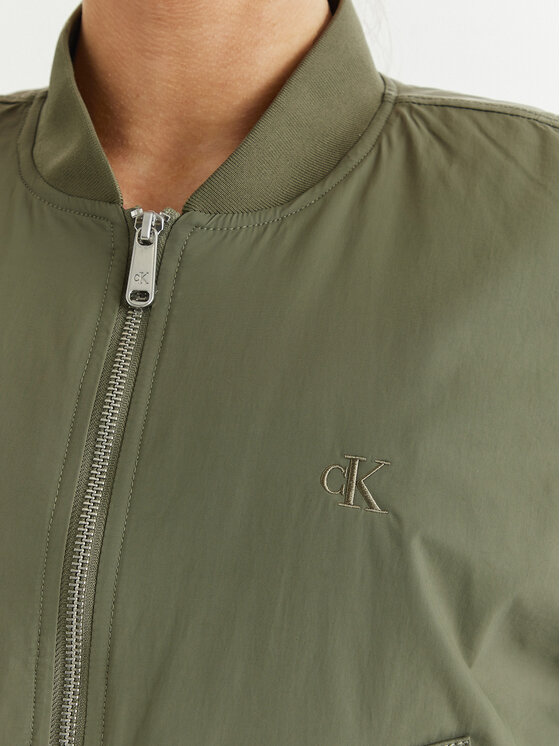 Calvin Klein Jeans Calvin Klein Jeans Bomber Essential LV047F505G Zelena Regular Fit