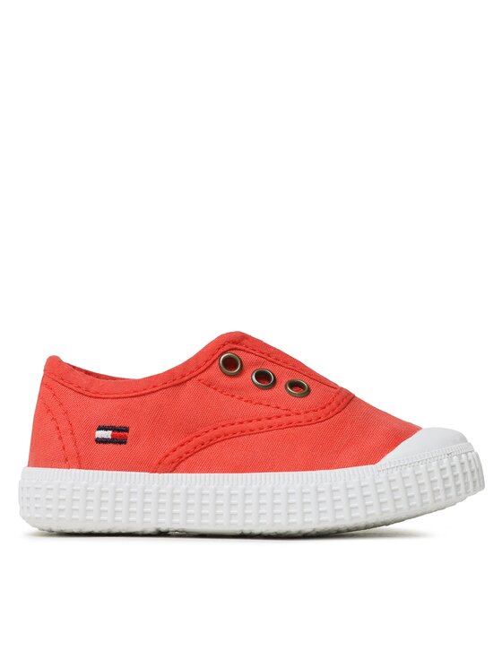 Tommy Hilfiger Tommy Hilfiger Sneakers aus Stoff Low Cut Easy - On Sneaker T1X9-32824-0890 M Rot