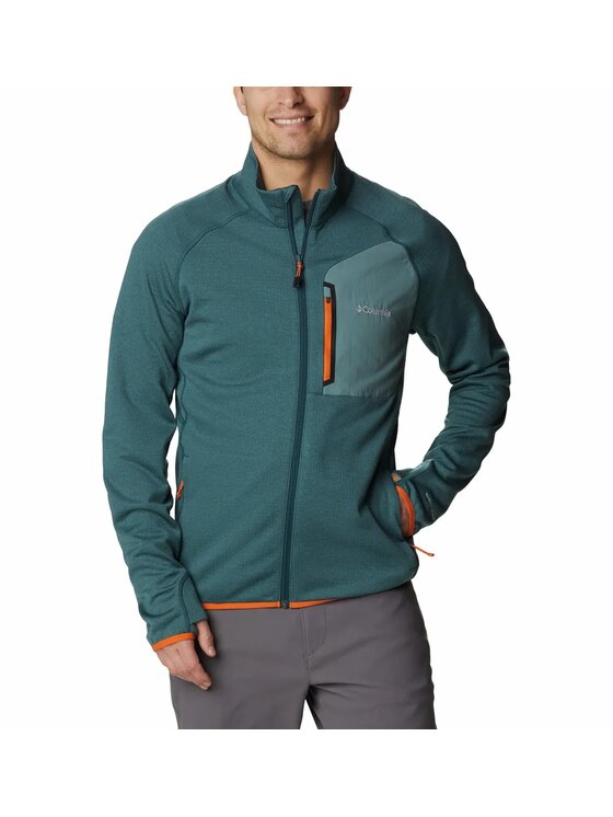 Columbia Columbia Bluza 203131 Zielony Regular Fit