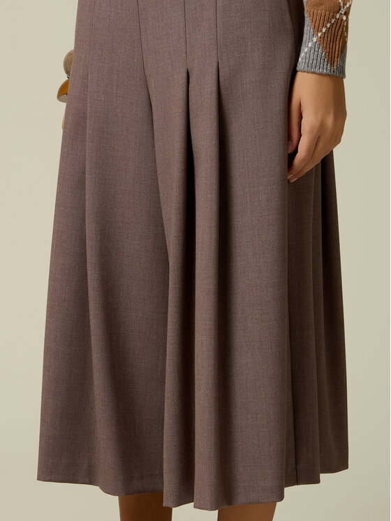 Oltre Oltre Spodnie materiałowe P04HR009414N022 Szary Baggy Fit
