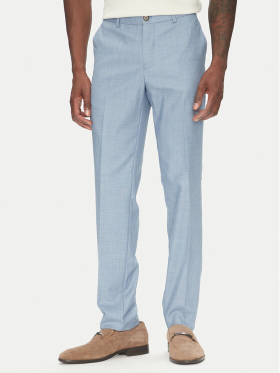 Lindbergh Lindbergh Costum 30-606034 Albastru celest Slim Fit