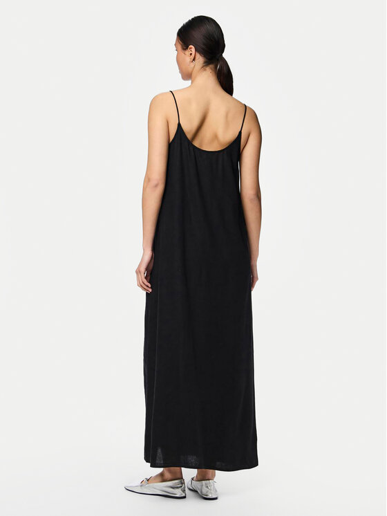 Pieces Pieces Sukienka letnia Pia 17151884 Czarny Loose Fit