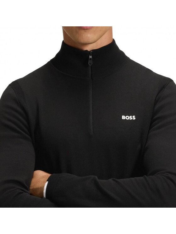 BOSS BOSS Svetr K_Ever 50541965 Černá Regular Fit