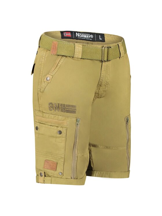 Geographical Norway Geographical Norway Bermudy SY1696H/GN-Mastic Beżowy Regular Fit