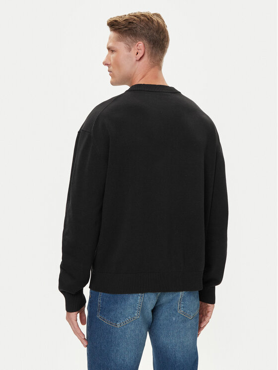 HUGO HUGO Sweter San Casey-CP 50543784 Czarny Relaxed Fit