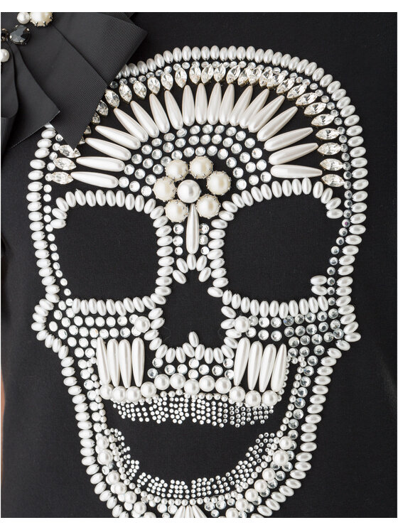 PHILIPP PLEIN PHILIPP PLEIN Sukienka codzienna 30865 Czarny Relaxed Fit