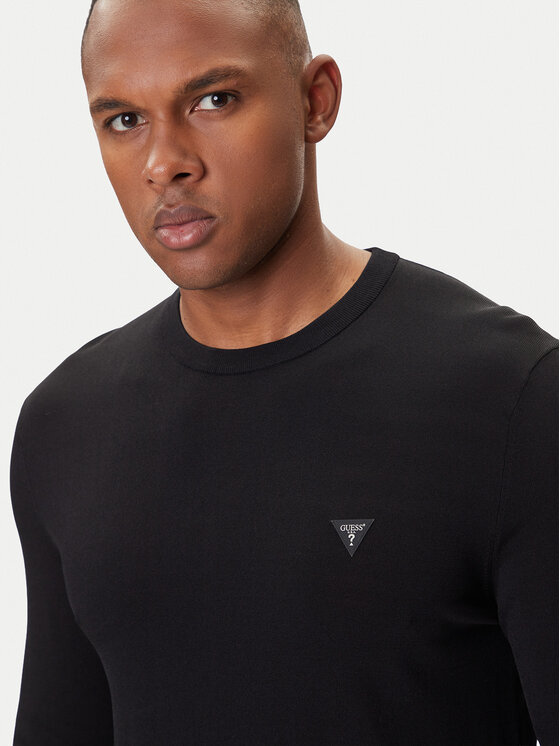Guess Guess Πουλόβερ M4YR29 Z3DM0 Μαύρο Regular Fit