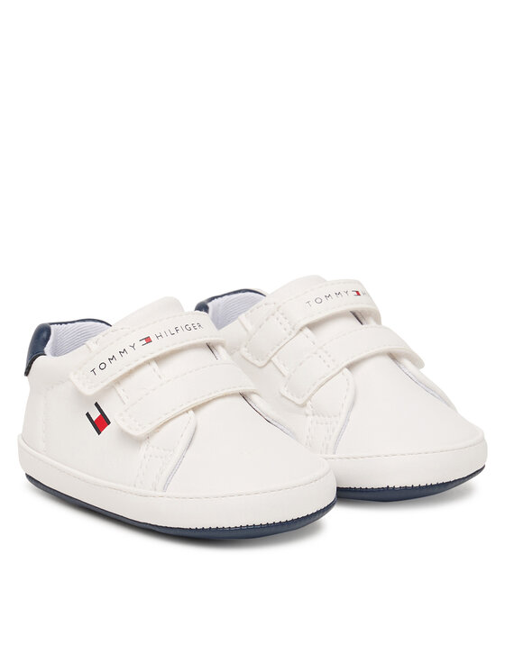 Tommy Hilfiger Tommy Hilfiger Sneakersy Low Cut Velcro T0B9-34328-1582 Bílá