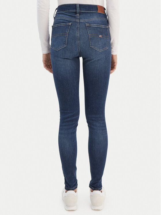 Tommy Jeans Tommy Jeans Blugi Nora DW0DW19254 Albastru Skinny Fit