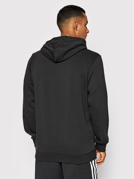 adidas adidas Mikina Essentials French Terry Linear Logo GK9064 Černá Regular Fit