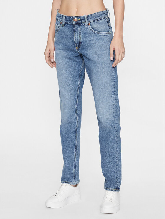 Lee Jeans hlače 112341337 Modra Slim Fit