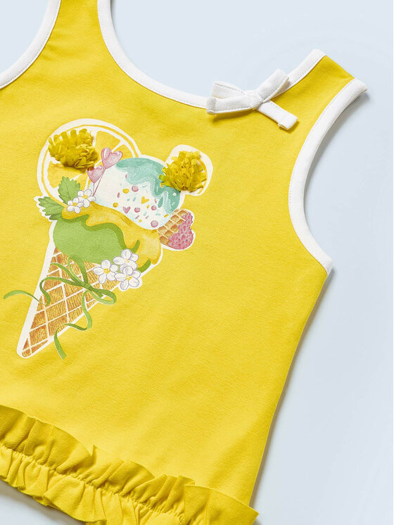 Mayoral Mayoral Set top i kratke hlače 1277 Šarena Regular Fit
