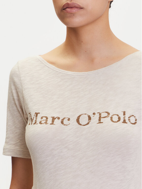 Marc O'Polo Marc O'Polo T-Shirt 504 2261 51231 Beżowy Regular Fit
