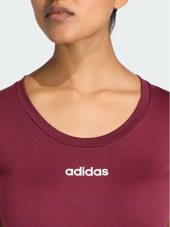 adidas adidas Koszulka techniczna 159001 Bordowy Fitted Fit