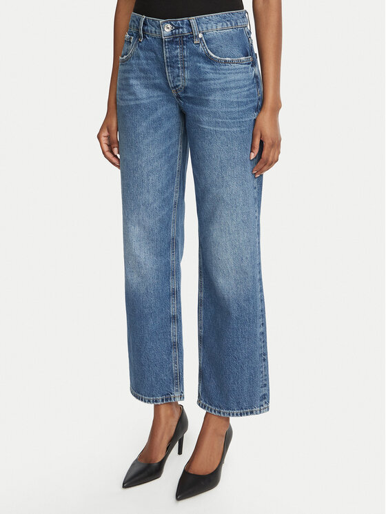 Liu Jo Liu Jo Jeansy Selected by Gigi Hadid ZB7304 D4854 Tmavomodrá Cropped Leg