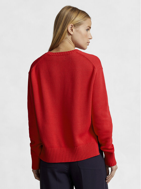 Polo Ralph Lauren Polo Ralph Lauren Sweater Cn Po 211898583007 Piros Regular Fit